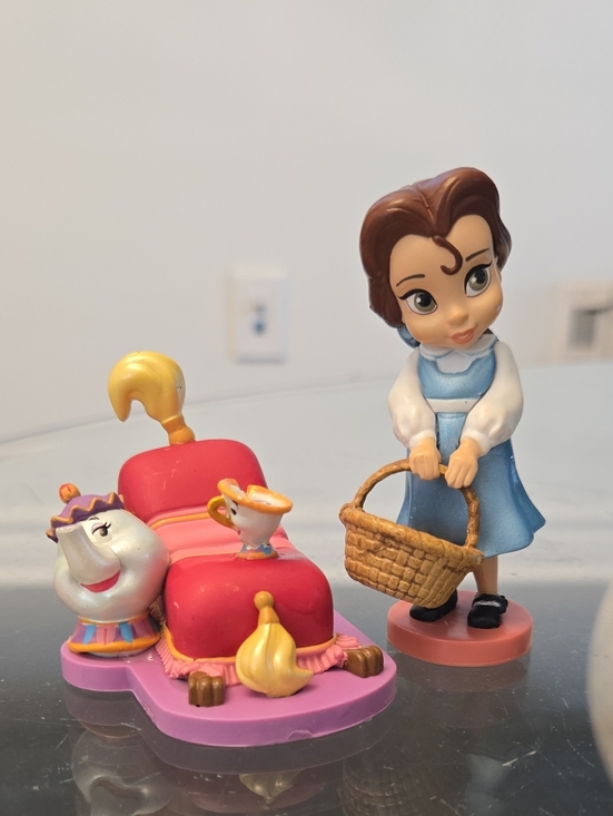Disney Other - 👑 Disney Store Animators' Collection 3" Belle- Beauty & Beast Mrs. Potts/Chip